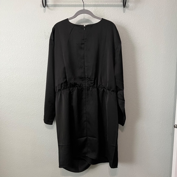 Eloquii Satin Draped Mini Dress - Size 20 - New With Tags - Picture 5 of 5